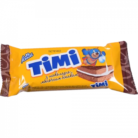 Бісквіт Конті Тіммі 35 г шок.-мол. смак