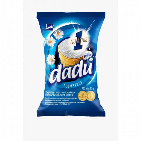 Морозиво DADU ванільне у стаканчику 65г И528 (Литва)