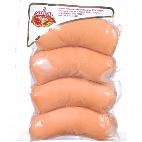 Сосиски Лібра Молочні в/ґ ваг.