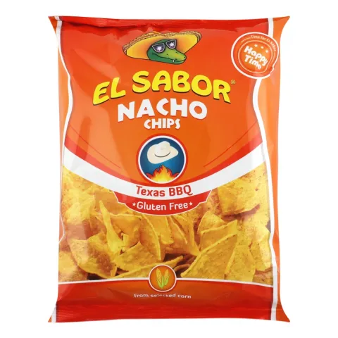 Чипси кукурудз. EL Sabor 100 г начо барбекю (Греція) И652