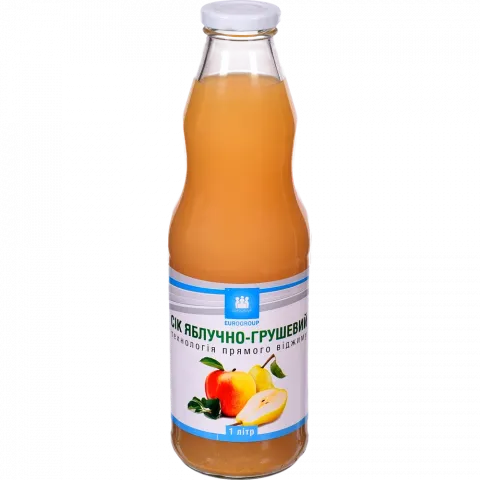 Сік Єврогруп 1 л Яблучно-грушевий