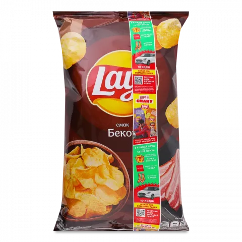 Чипси Lays 120 г бекон