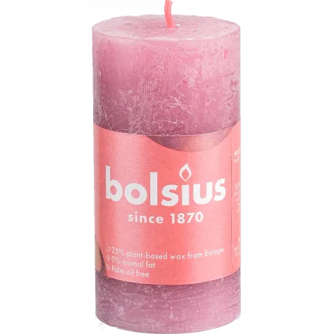 Свіча Bolsius 100/50 рустік попеляста троянда арт. 103668770339