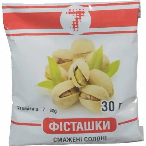 Горішки 7` Фісташки 30 г пак. сол.`