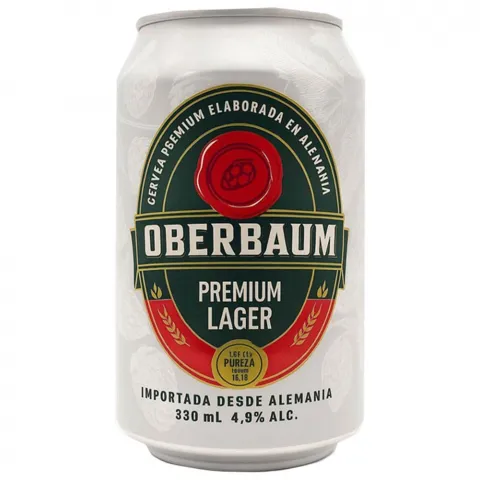 Пиво Oberbaum Lager 0,33л з/б. 4,9 И013 (Німеччина)