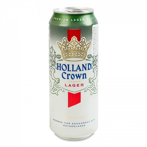 Пиво Holland Crown 0,5 л з/б Premium