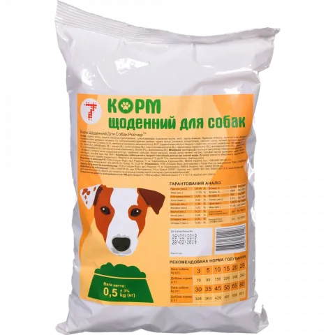 Корм 7` д/собак 0,5 кг Щоденний`