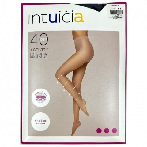 Колготи жін. Інтуїція Activity 40 5-6 Black