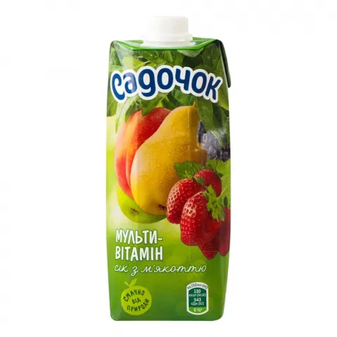 Сік Садочок 0,5 л Мультивітамін