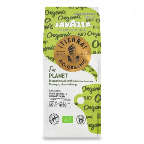 Кава Lavazza Tierra Bio Organic for Planet 180 г. мел. (Італія)