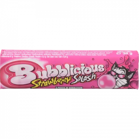 Жув. гумка BUBBLICIOUS 38 г Полуниця (Туреччина)