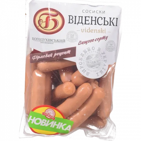 Сосиски БМК Віденські в/ґ ваг.