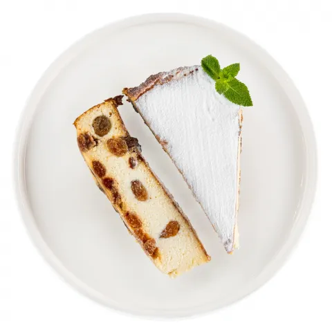 Запіканка сирна з родзинками