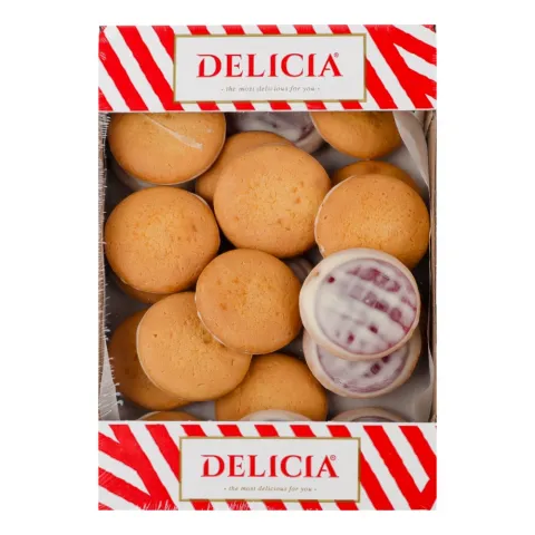 Печ Деліція 300 г збивне у мол. глазурі зі смаком вишні