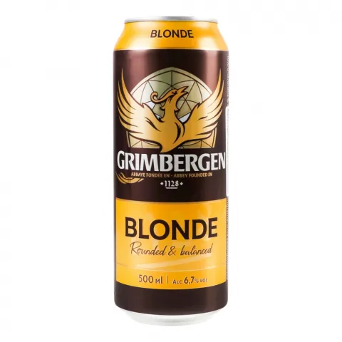 Пиво Грімберген 0,5 л з/б Блонд