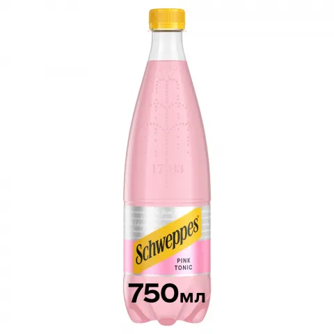Напій б/алк. Schweppes 0,75 л Pink Tonic