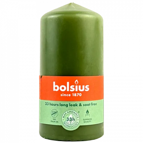 Свіча Bolsius 120/58 зел. 33 год. арт. 103614397070