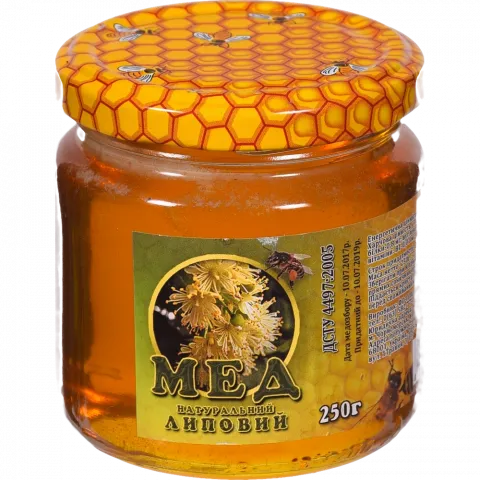 Мед Таврійський 250 г липовий