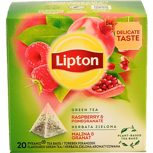 Чай Lipton 20п зелений raspberry pomegra