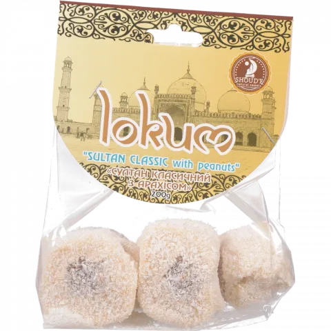 Лукум Солодкий світ Султан 200 г класичний з арахісом