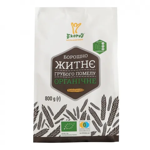Борошно Екород органічне 1/0,8 кг Житнє