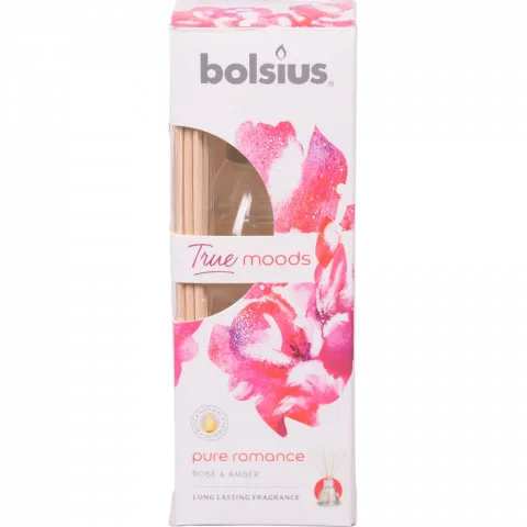 Арома-дифузор Bolsius з паличками, 45 мл, True Moods Троянда і бурштин, арт. 101926806705