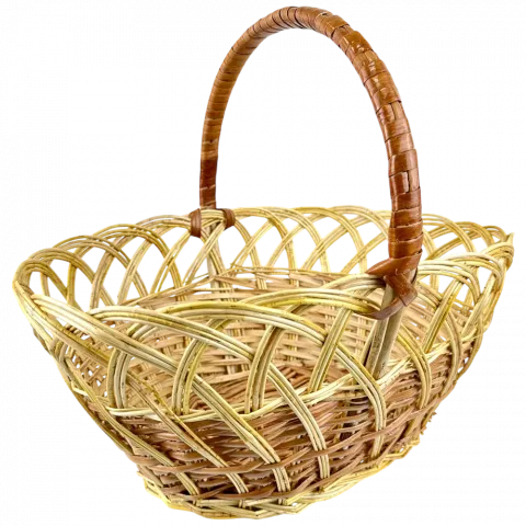 Кошик плетений 3 42х28х19 см (Україна)