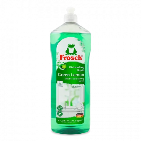 Засіб д/посуду Frosch 1 л Зелений лимон