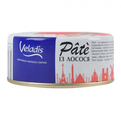 Пате Веладіс 100 г з/б Лосось