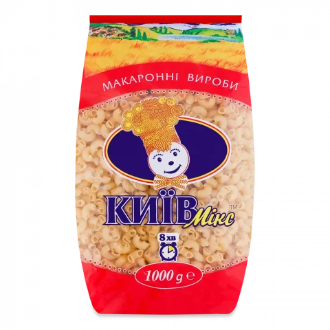 Макарони Київ-мікс 1 кг Ріжки