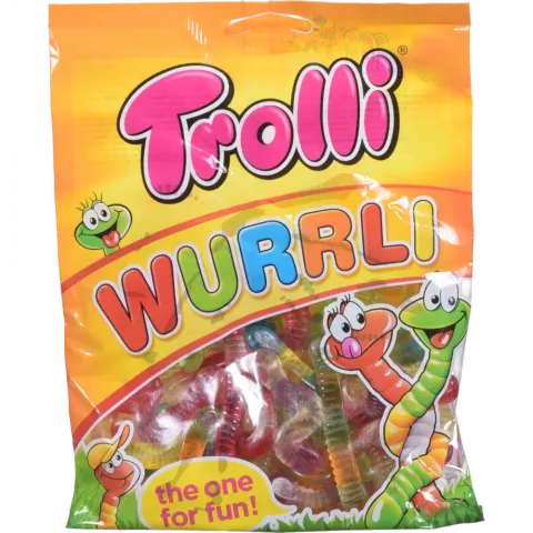 Мармелад Троллі 150 г Черв`ячки з фруктовим соком (Німеччина)
