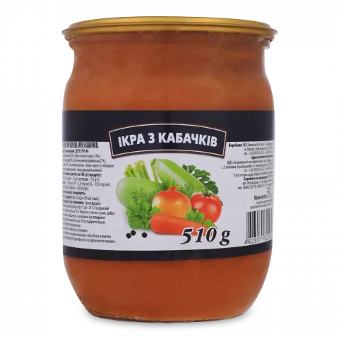 Ікра з кабачків 460/510 г