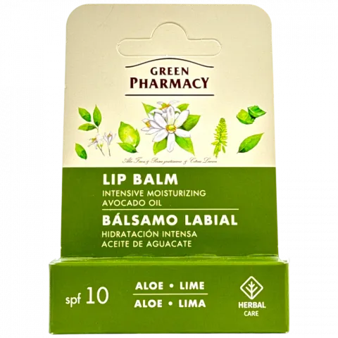 Бальзам д/губ Green Pharmacy 3,6 г Зволожуючий алое-вера та лайм