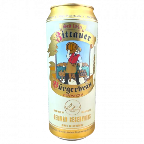 Пиво Zittauer Burgerbrau 0,5л з/б Hefeweizen с 5,2И015