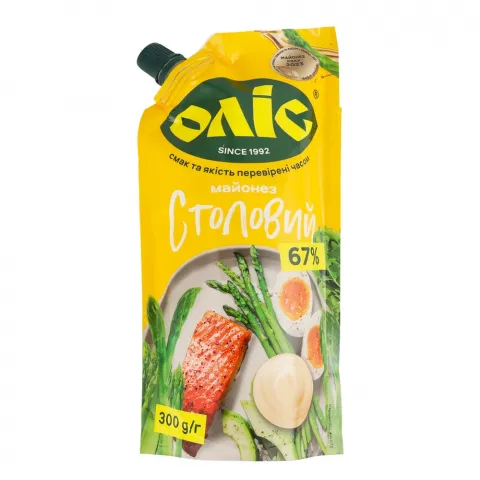 Майонез Оліс 300 г д/пак. Столовий 67
