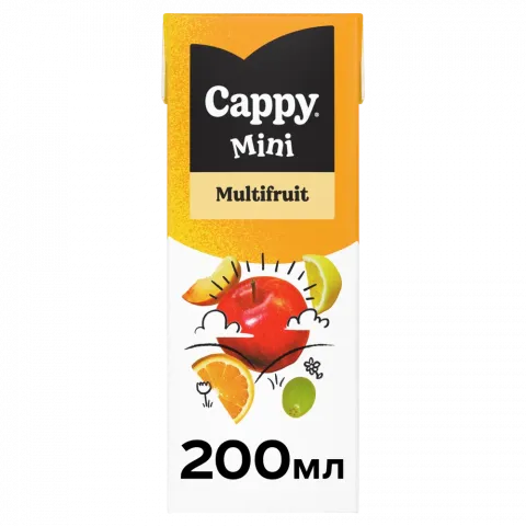 Нектар Cappy Mini 0,2 л Мультифруктовий