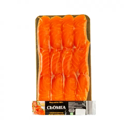 Риба Сьомга с/с в/у 100 г РЦ