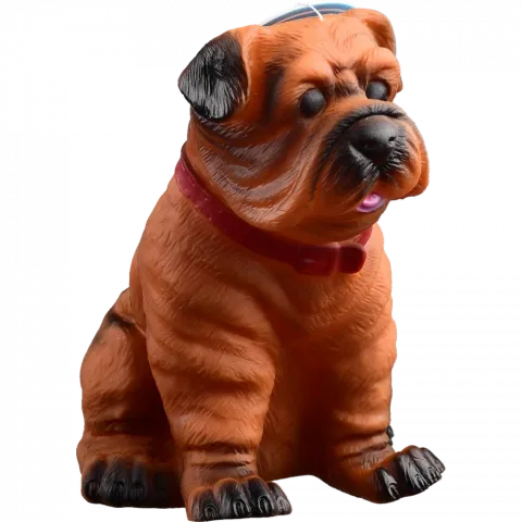 Іграшка для собак Мопс мал. 15х13 см арт. XY1659082 И929