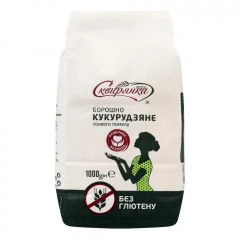 Борошно Сквірянка 1 кг кукурудзяне без глютену