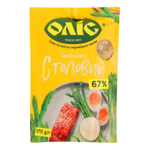 Майонез Оліс 170 г д/пак. Провансаль Столовий