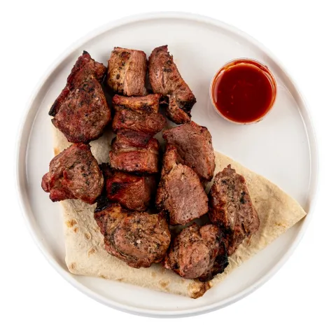 Шашлик із свинини ваг. Кулінар.