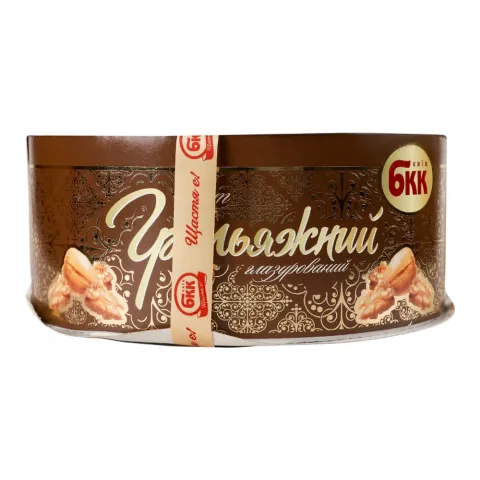 Торт БКК Грильяжний в глазурі 850 г