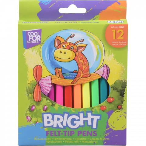 Набір Фломастерів Maxi CFS 12 шт. CF15229, MX15229