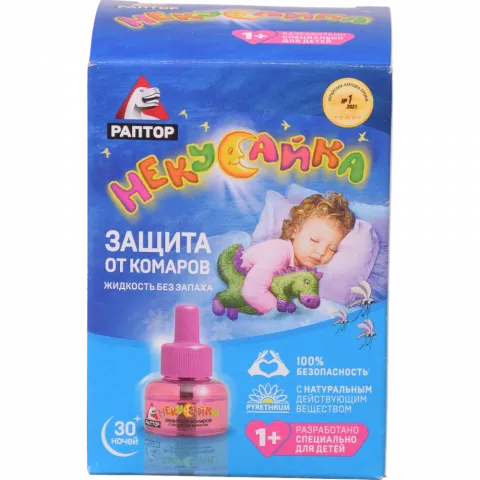 Рідина в/комарів Раптор Некусайка д/дітей 30 ночей