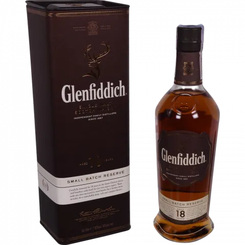 Віскі Glenfiddich 0,7 л туб. 18 років 40