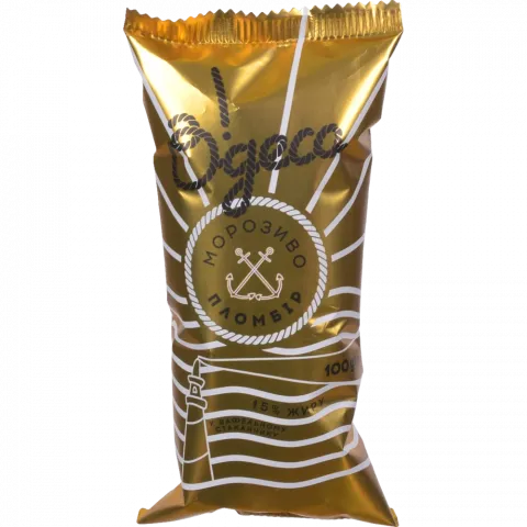 Морозиво Одеса 100 г ваф. стак. пломбір 15