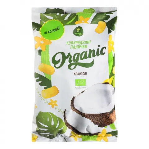 Кукурудзяні пал Екород 70 г солодкі кокосові органічні