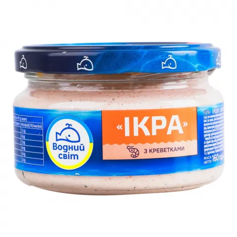 Ікра Водний Світ 160 г з креветками