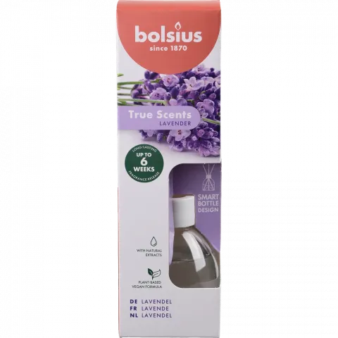 Арома-дифузор Bolsius з паличками, 60 мл,  Лаванда, арт. 101924976777