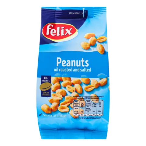 Горішки Felix 200 г пак. Арахіс сол.